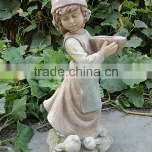 Resin Snow White Elegant Lady Figurines With a Pot in Hand thumbnail-5
