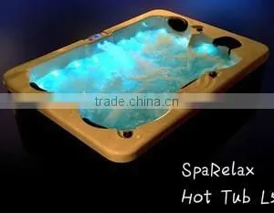 2 Persons Whirlpool Spa Outdoor Balboa System Hot Tubs Freestanding Spa Bathtubs for Garden thumbnail-3