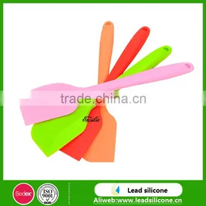 Personalized Colorful Food Grade Baking Pastry Cookie Silicone Spatula / Ice Cream Utensil Silicone Spatula thumbnail-1