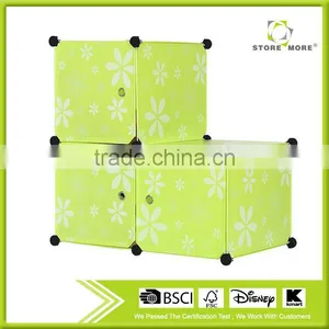 PP Combination Storage Shelf ,DIY Children's Toy Chest Storage Cabinets thumbnail-3
