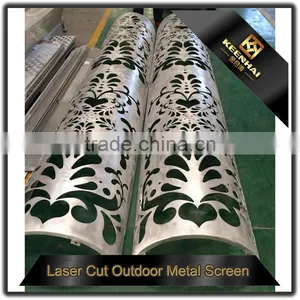 Architectural Aluminum Decorative Indoor Curved Metal Garden Fencing thumbnail-4