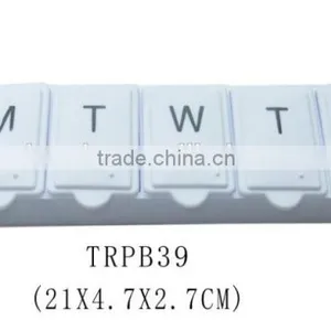 Promotional 7 Days Weekly Custom Logo Plastic Pill Box thumbnail-1