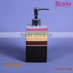 Ceramic Fancy Body Lotion Bottles With Plastic Pump thumbnail-3