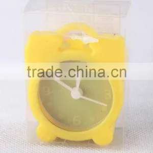 Small Round Silicone Table Clock Fashionable Alarm Clock thumbnail-2