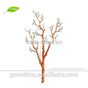 4ft Golden Color PE Artificial Dry Tree Branches for Decoration Factory Wholesale GNW WTR015 thumbnail-1