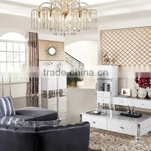 TA805L Modern Coffee Table, Marble Coffee Table, Wooden Coffee Table thumbnail-2