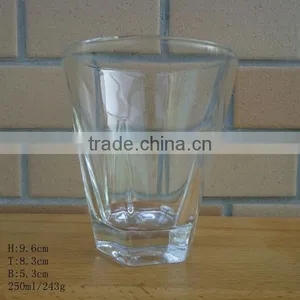 Diamond Glass Cup for Water Wholesale Glass Cup thumbnail-1