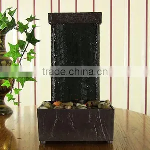 Lighted Stream Tabletop Water Fountain With LED Lights thumbnail-1