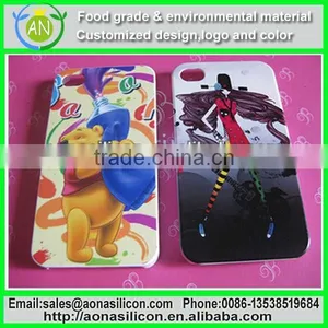 Cartoon Printable Soft Silicone Rubber Case Cover For Mobile Phone thumbnail-1