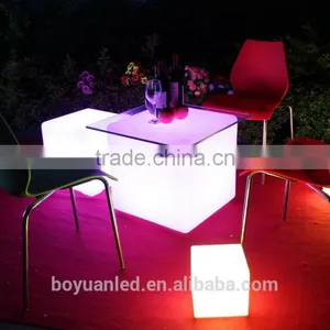 Modern Popular 16 Colors Changing Glowing Led Cube Tables thumbnail-5