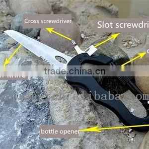 Portable Stainless Steel Aluminium Multifunction Carabiner Knife thumbnail-3