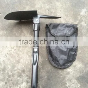 Outdoor Survival Gear Multi-functional Foldable Camping Military Shovel With Pickaxe/ Saw/ Opener thumbnail-5