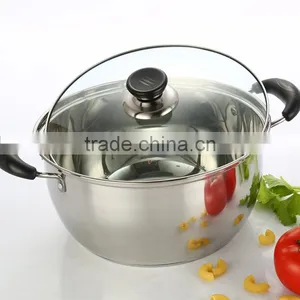 LB Tall Stainless Steel Stock Pot With Double Bottom thumbnail-1