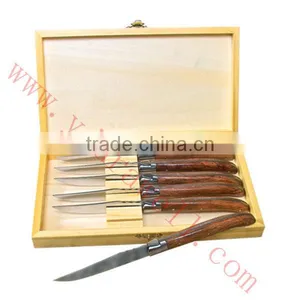 KN3624 6-Piece Stainless Steel Serrated Steak Knife thumbnail-1