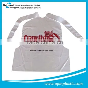 One Time Use Disposable Restaurant Plastic Adult Bibs thumbnail-1
