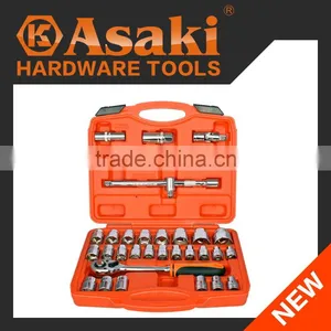 AK-9772 32 Pcs 1/2 Inch High Grade Socket Tool Set thumbnail-1