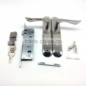 High Quality Stainless Steel Door Handle Lever Lock, Stainless Steel European Door Handle Lock thumbnail-2