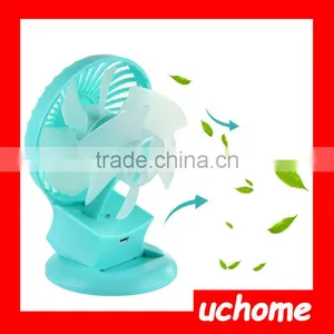 UCHOME Mini Rechargeable Electric Mini Micro Usb Air Cooling Usb Fan With Battery, Mini Cute Fan thumbnail-3