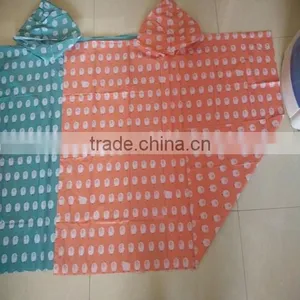 Environmental Friendly Custom Printed EVA Rain Poncho thumbnail-2