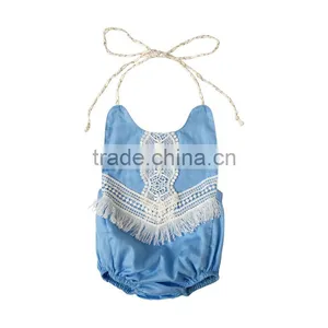 2017Boutique Baby Romper Fashion Summer New Design Comfortable Infant and Toddler Clothing Fringing Cute String Romper thumbnail-5