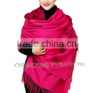 CX-B-P-37B Ladies Fashion Cashmere Fringes For Shawls thumbnail-2