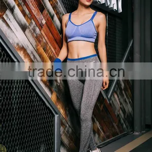 Ladies Plain Compression Sport Bra Pattern With Beautiful Colors Tape thumbnail-2