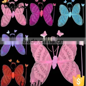 New Arrival Wholesale Girls Fairy Wings Cheap Wing Sets thumbnail-3
