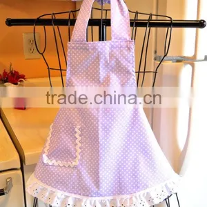 100% Cotton Baby Clothes Factory Direct Wholesale Baby Girls Polka Dot Aprons Lovely Bib for Kids thumbnail-5