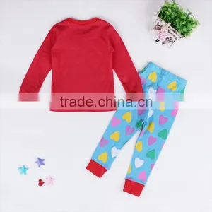 S15532A Baby Clothing Set Hot Sell Pajamas Kids Lantern Fish Design Pyjamas Children's Sleepwear thumbnail-3