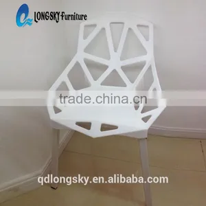 LS-4003 Wholesale Modern High Quality Indoor and Outdoor Furniture PP Dining Chair Plastic Garden Chair thumbnail-3