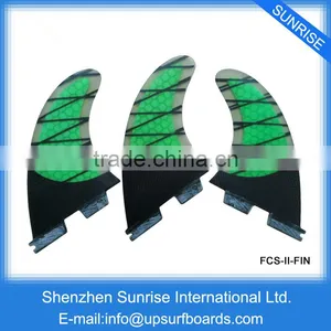 FCS II G5 Fins Orange Honeycomb Fiber Fin FCS 2 Fins in Surfing thumbnail-5