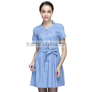 Good Quality China Unisex Cotton Sexy Restaurant Waitress Dress Uniform thumbnail-6