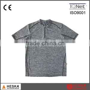 1/4 Zipper Sport T-shirt Quick Dry Polo Shirt thumbnail-1