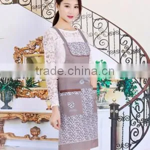 Factory Direct Double Thick Waterproof Coat and Anti-oil Kitchen Princess Apron Custom Gift Advertising thumbnail-6