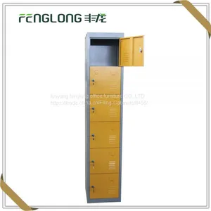 Steel Storage Cube 6 Door Locker / Metal Storage 6 Door Locker / 6 Door Locker thumbnail-2
