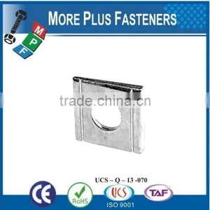 Made in Taiwan DIN 434 Square Taper Washers for U Sections Zinc Plated thumbnail-5