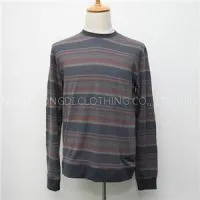 Mens Stripe Crewneck Sweatshirt thumbnail-1
