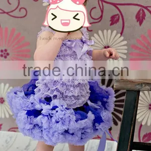 Purple Swing One Piece Baby Girls Tutu Pettiskirt Dress Wholesale Made in China Dress Child Wear thumbnail-1