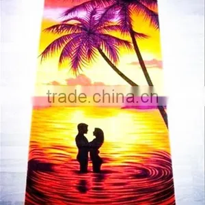 Reactive Print 100% Cotton Beach Towels thumbnail-6