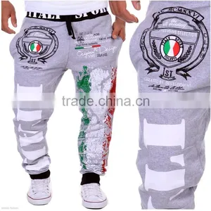 Mens Drawstring Jogginghose Italia Italien Italy Printed Loose Fit Sports Sportshose Pants Joggers thumbnail-5