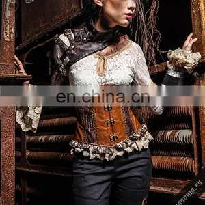 Steampunk Style Accessory Garment - Choker With an Armband and Removable Wristband thumbnail-5