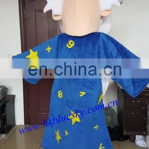 Character Cartoon Magician Mascot Costume thumbnail-3