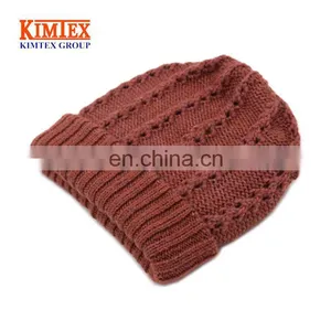 Custom Promotional Colourful Fashion Knitted Winter Hat thumbnail-1