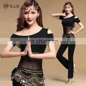 T-5123 High Modal Comfortable Fabric Adult Short Sleeve Bellydance Wear thumbnail-3