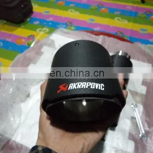 Akrapovic Newest Carbon Fiber Muffler Pipe Exhaust Muffler Tip thumbnail-6