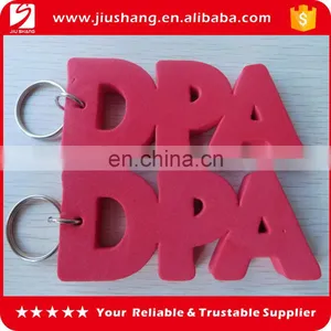 Custom Red Alphabet Letters Eva Foam Floating Key Ring for Sale thumbnail-1