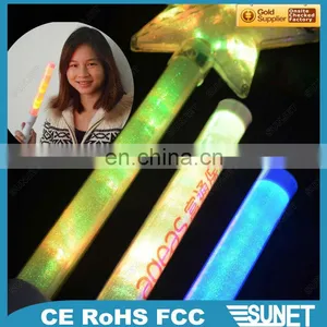 Party Concert Light up Custom Logo Motion Activated Led Glow Stick Party Pack thumbnail-1