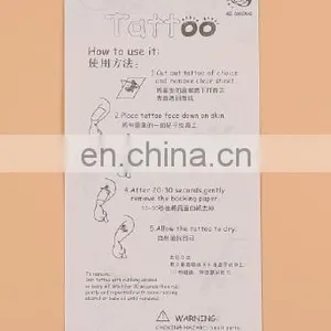 Cheap Fashion Wholesale Tatoo Jewelry Temporary Tatoo Stickers Tatoo Price/wenzhou Gift thumbnail-2
