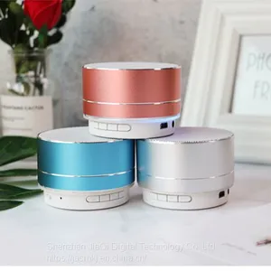 A10 Metal Bluetooth Stereo Mobile Phone Laptop Computer Low Sound Cannon Mini Gun Wireless Card Small Speaker Box. thumbnail-4