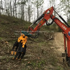 CE Approved Hydraulic Rotatable Stone Grapple for Sale thumbnail-3